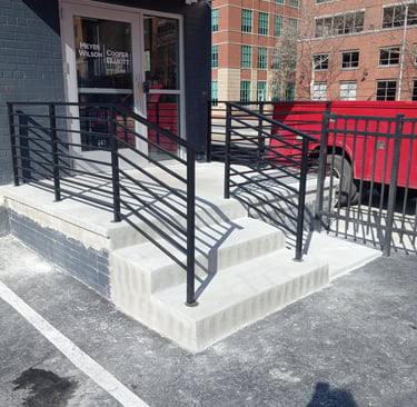 Commercial railings and stair rails