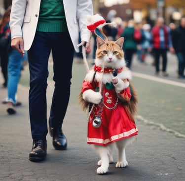 Cat in costume