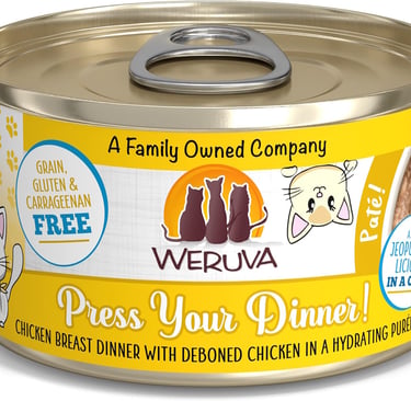 Weruva cat food chicken breast dinner pate