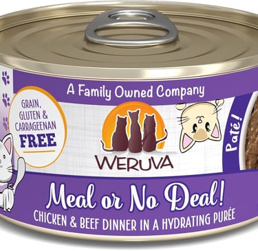 Weruva cat food meal or no deal chicken and beef 