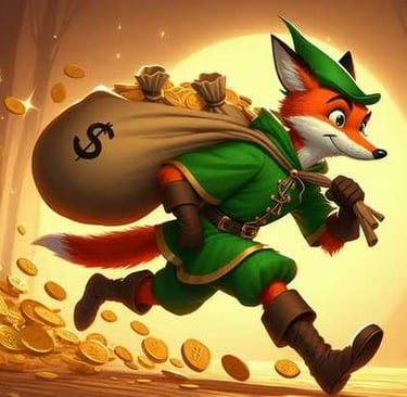 Ein Fuchs als Robinhood