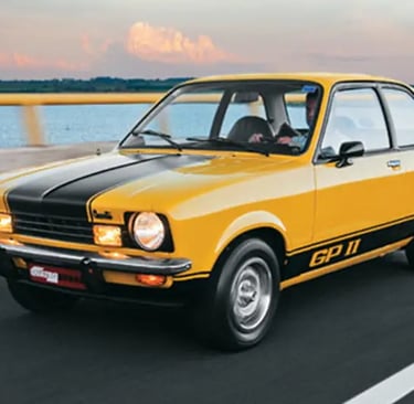 Chevrolet Chevette amarelo