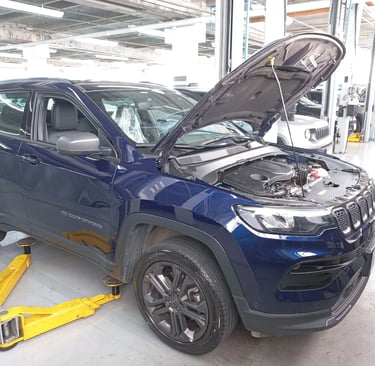 Jeep Compass na oficina