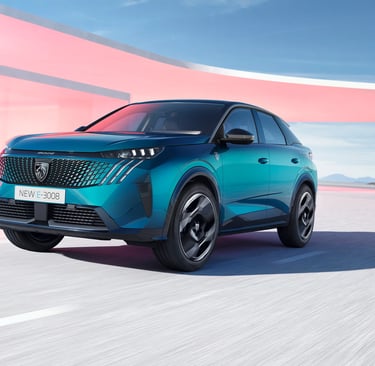 Peugeot 3008 azul no Brasil
