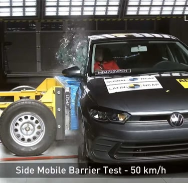 VW Polo em teste Latin Ncap