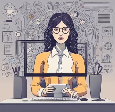 A smartphone is showing an ai assistant's interface.