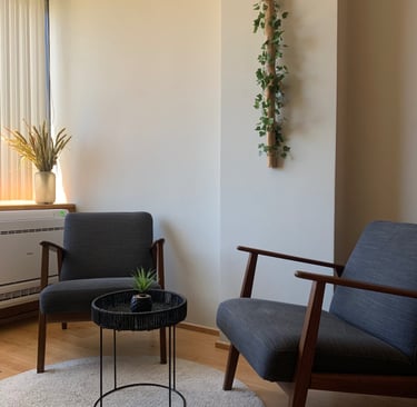 Fotografia do consultório de psicologia do psicólogo Afonso Rocha 