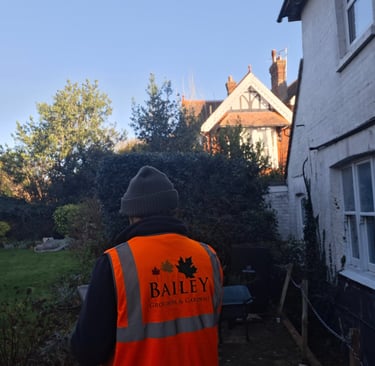 risk assessment of a grounds maintenance contract site in Eastbourne