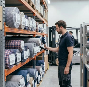 stock fabric for garment production