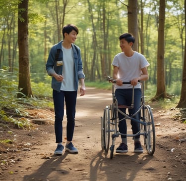 Children participating in aquatic therapy in a warm saltwater pool.