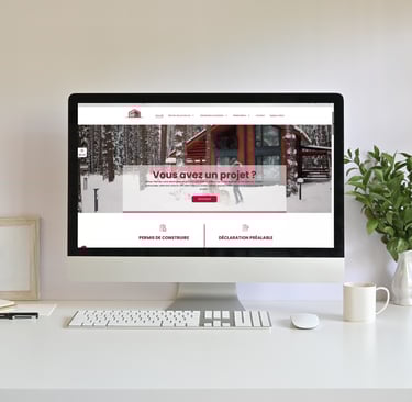 Réalisation : Site internet - Office Plan - Amy Atelier Graphique
