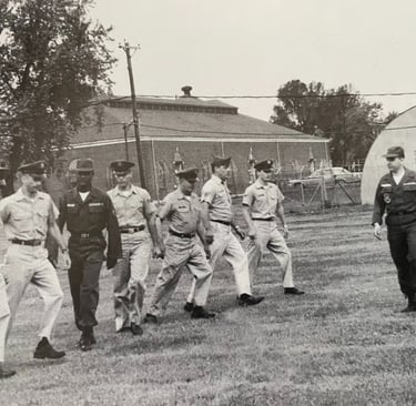 Close order drill training, 1970s