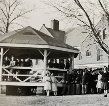 WAACs in formation at JB, 1943