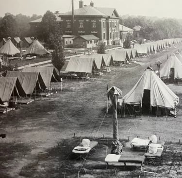 Tent City on JB Parade Field