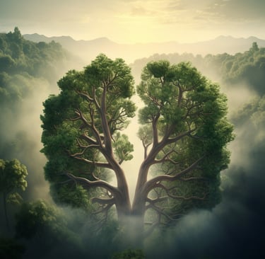 a tree trunk