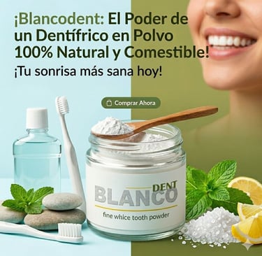 Blancodent el dentifrico en polvo 100% natural