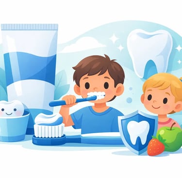 Qué dentífrico pueden usar los niños según su edad, riesgo de caries e ingredientes