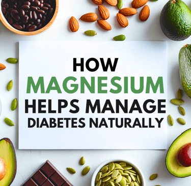 🧠 The Overlooked Power Mineral: How to Manage Diabetes with Magnesium Managing diabetes naturally o