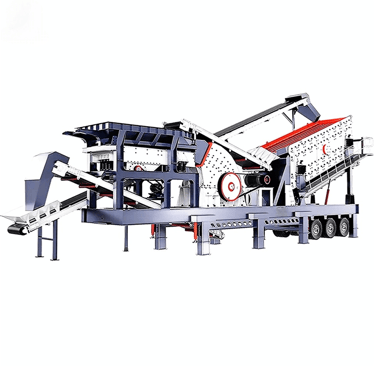 All in One mobile crusher plant, mobile crusher with screen