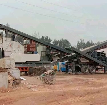 Mingyuan mobile crusher plant, mobile stone crushing plant, complete stone crushing plant for sale, mobile crusher plant