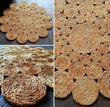 Jute rugs braided