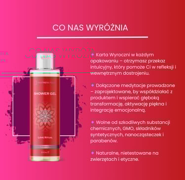 Maitreya Fields Love Ritual holistyczny żel pod prysznic z Maitreya Reiki
