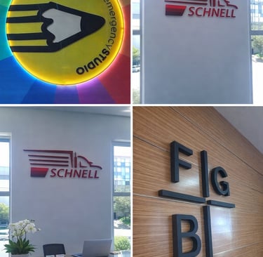 cómo decorar un muro de recepción  ideas de rótulos para muro  letras 3D para muro de recepción 