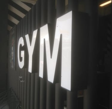 Letras 3D con luz LED Letras 3D para negocios  Anuncios de acrílico personalizadas