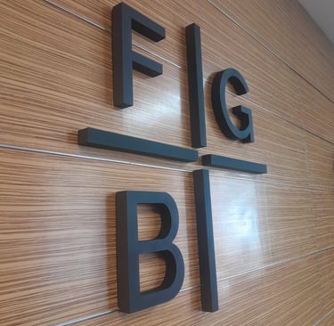 Letras 3D de MDF Letras gigantes de madera Letreros económicos para negocios