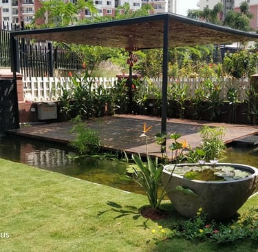 Modern pergola makers in Bangalore designing durable outdoor pergola structures