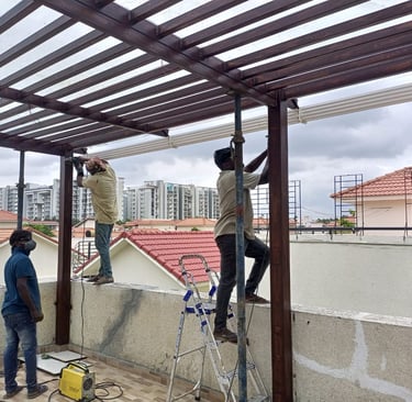 Glass Pergola cost in Bangalore l MyGreenearth