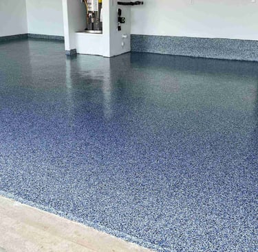 resina epoxica en pisos de garaje en quatrz