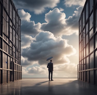 worm's-eye view photography of concrete building