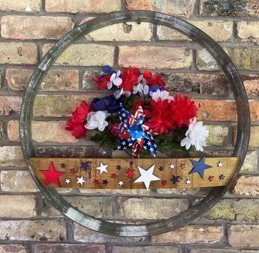 patriotic wreath