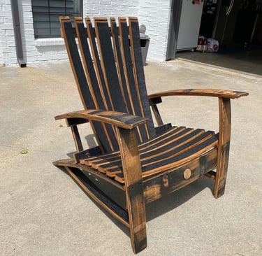 Buffalo Trace bourbon barrel chair
