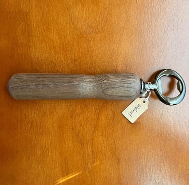 walnut bottle opener