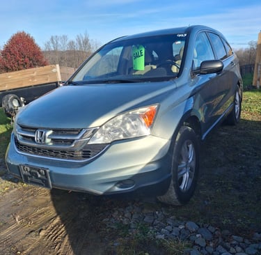 a silver honda cr - v for sale
