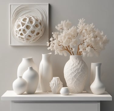 Customized gifts arranged beautifully for display.