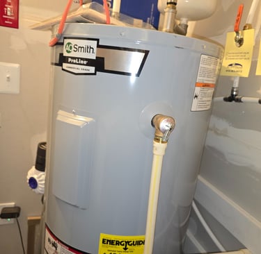City of Rockville MD residential electric water heater installation service