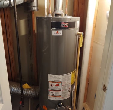Gas water heater installation in Rockville MD by WaterHeatersNearMe.pro