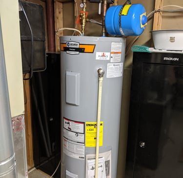 Electric water heater installation in the City of Rockville MD by WaterHeatersNearMe.pro