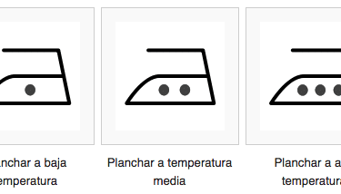 All of the laundry symbols for ironing your clothes