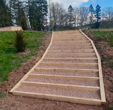 restauration d'un escalier