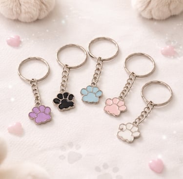 paw keyring