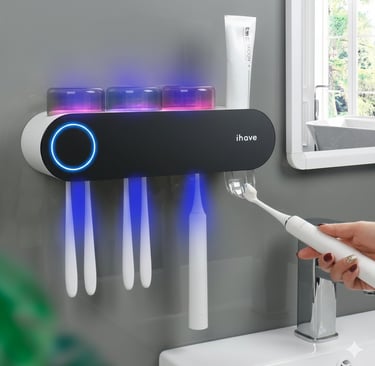 smart toothbrush holder