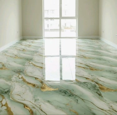 100% waterproof epoxy grouting and seamless zero-joint tiles finish by TrustedFix in Umroli.