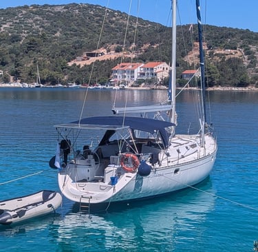 La barca vista da fuori