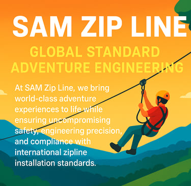 SAM Zip Line Global Standard Adventure Engineering