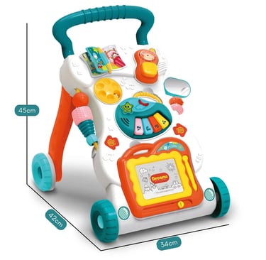 Andador Educativo Empurrar Infantil Bebê Musical 