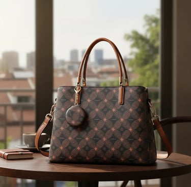 Bolsa Feminina Chenson Monograma Contemporâneo Alça Mão